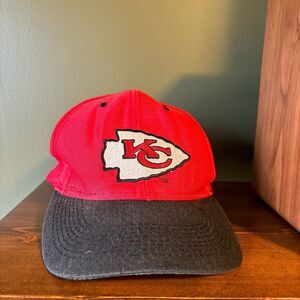 Kansas City Chiefs NFL Football Vintage Red Snapback Hat